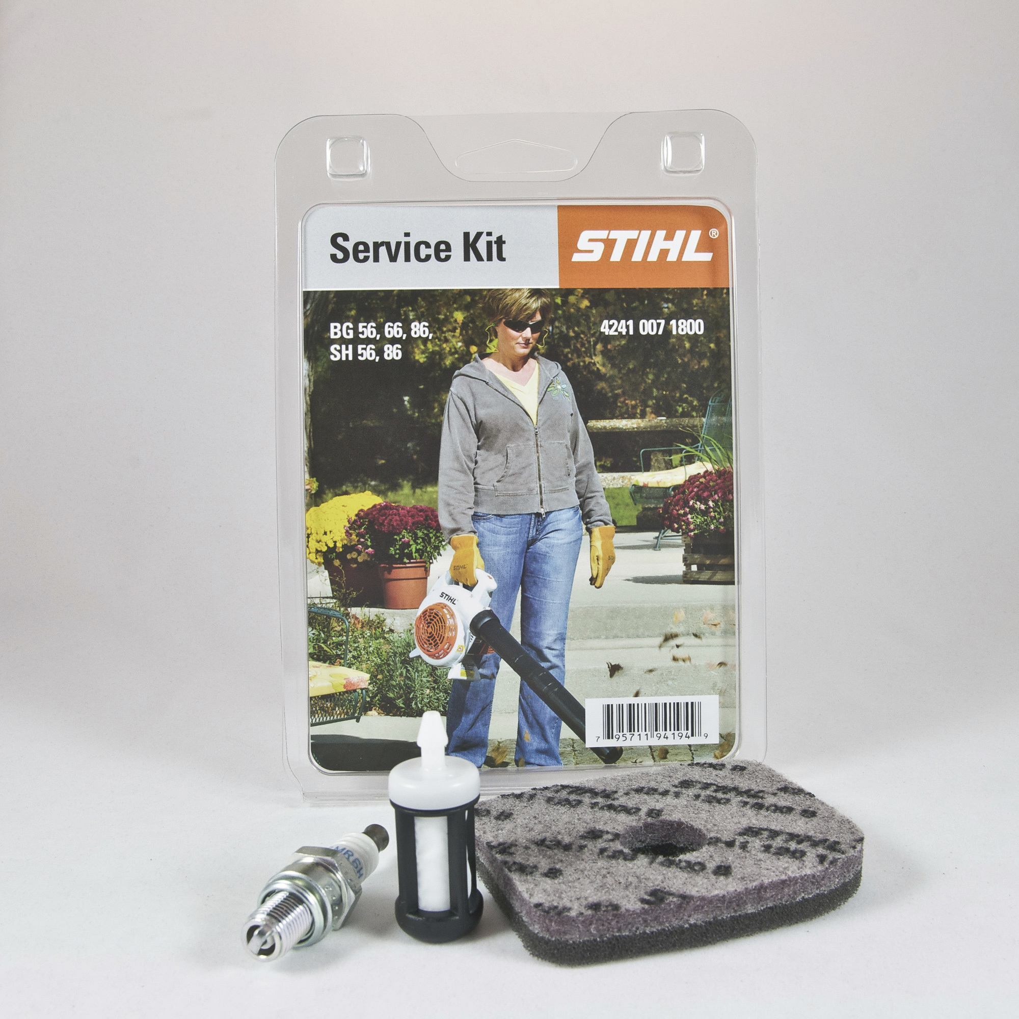 STIHL 4241 Blower Service Kit, Fits Blower Models BG 56, BG 66, BG 86, SH 56 and SH 86